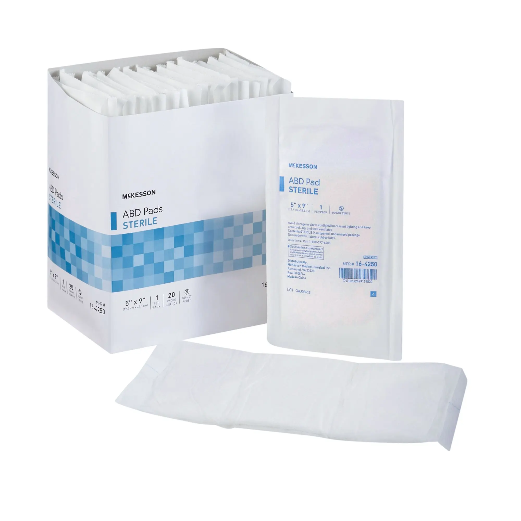 Abdominal Pads Sterile 5 x 9 inch 20/Box
