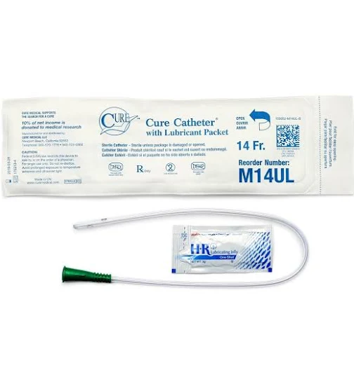 Cure Catheter Closed System 14Fr