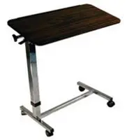 Overbed Table Non-Tilt, 28 to 45 Inch Height Range