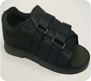 Post-Op Shoe Men Black-Small 