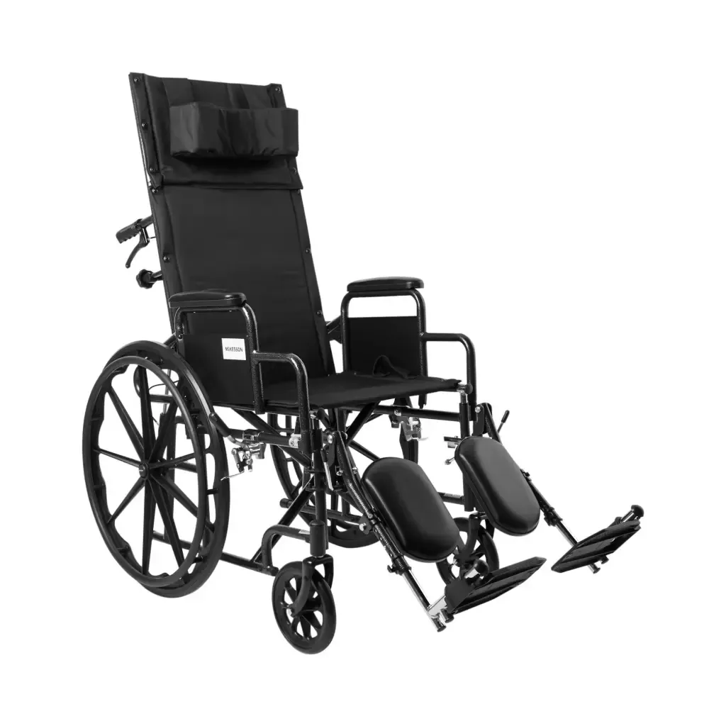 Rent Reclining Wheelchair 18" 300 lbs. weight capacity