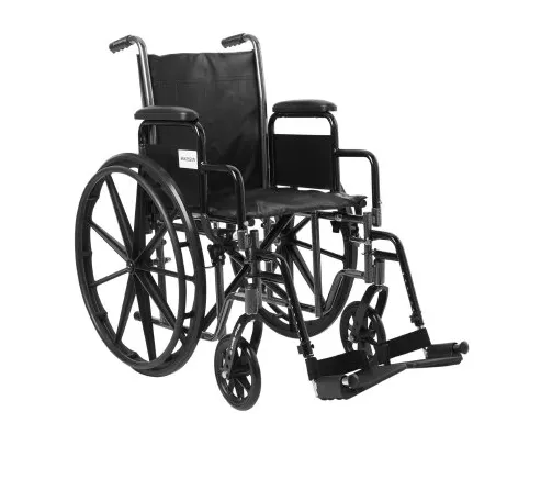 Rent Wheelchair Black 16" 250 lbs