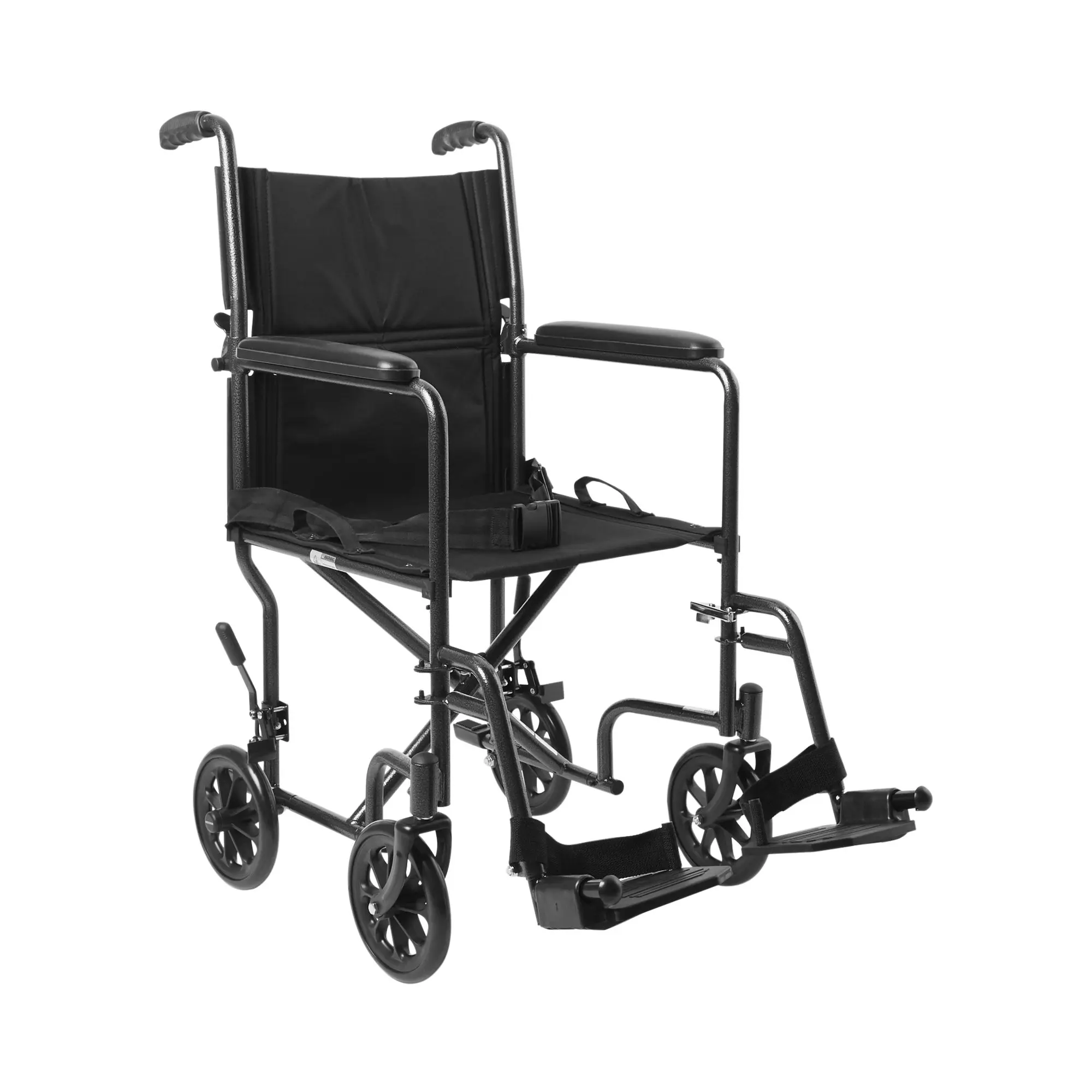 Standard Transport Chair 19" Silver 250lbs capacity