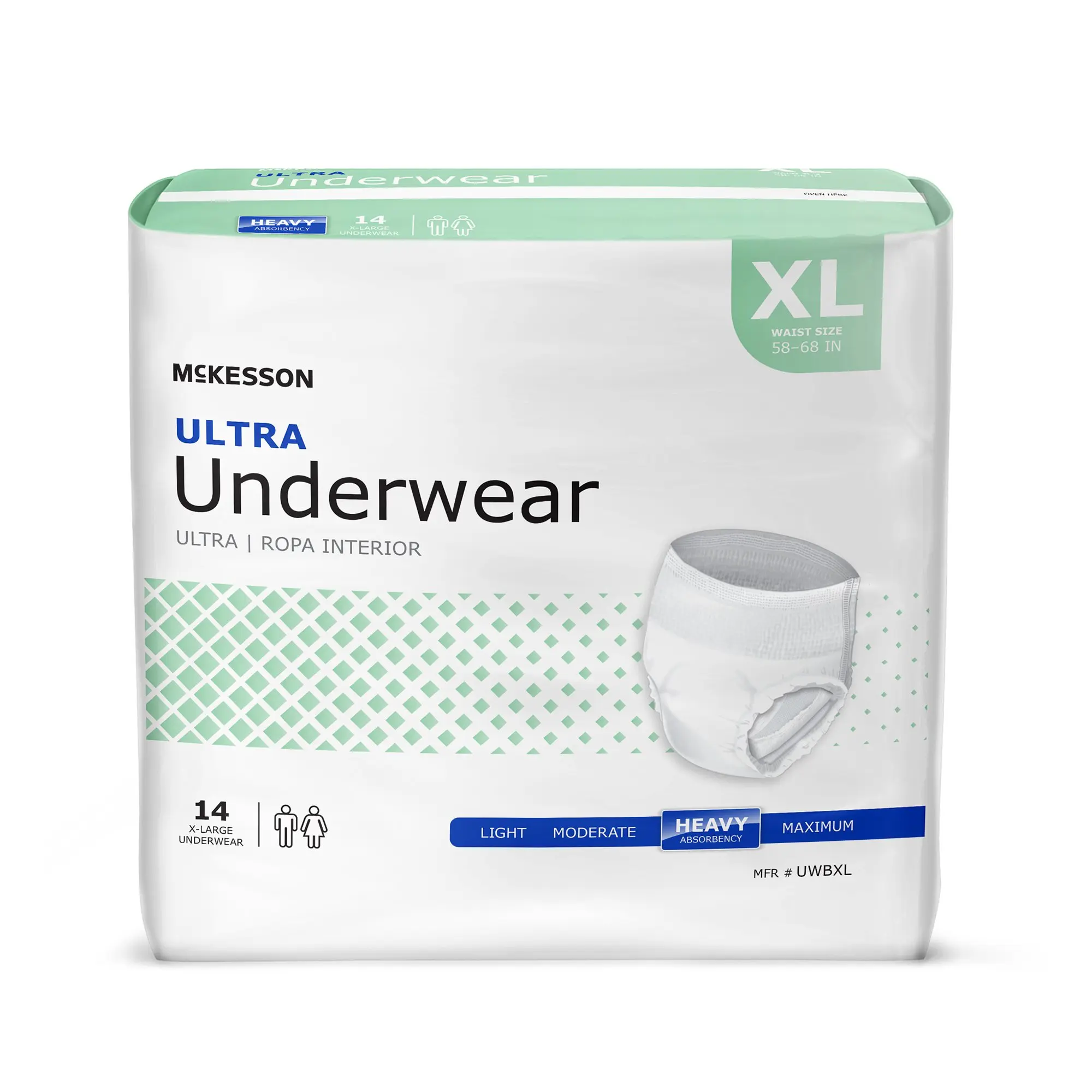 Unisex Adult Underwear Absorbent XL